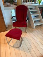 Gispen Dutch Originals AA fauteuil + hocker, Ophalen of Verzenden, Zo goed als nieuw, Rood, Eén