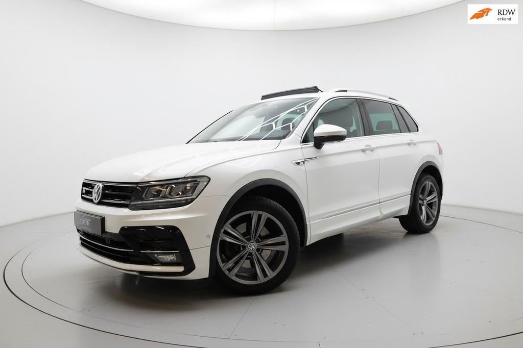 Volkswagen Tiguan 2.0 TSI 4Motion 3x R LINE PANO VIRTUAL CAM, Auto's, Volkswagen, Bedrijf, Te koop, Tiguan, 360° camera, 4x4, ABS
