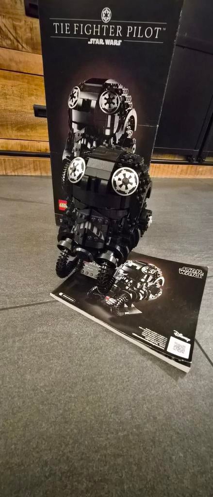 Lego 75274 Star Wars TIE Fighter Pilot Helmet.Compeet!, Compleet, Star Wars, Lego, Ophalen of Verzenden