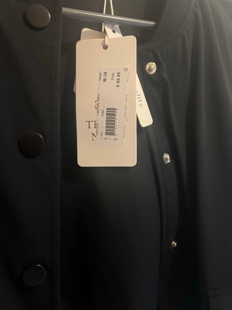 Nieuw Triple Nine jasje/bomber maat M, Ophalen of Verzenden, Nieuw, Maat 38/40 (M), Zwart