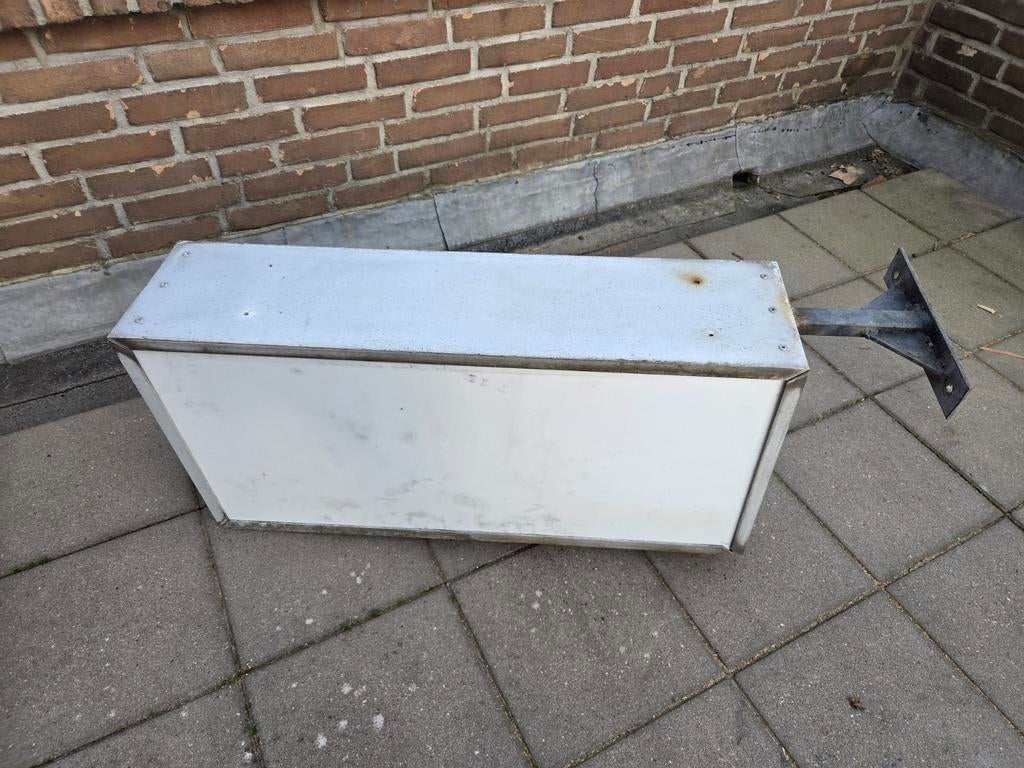 Aluminium reclamebord met acryl platen, Ophalen of Verzenden