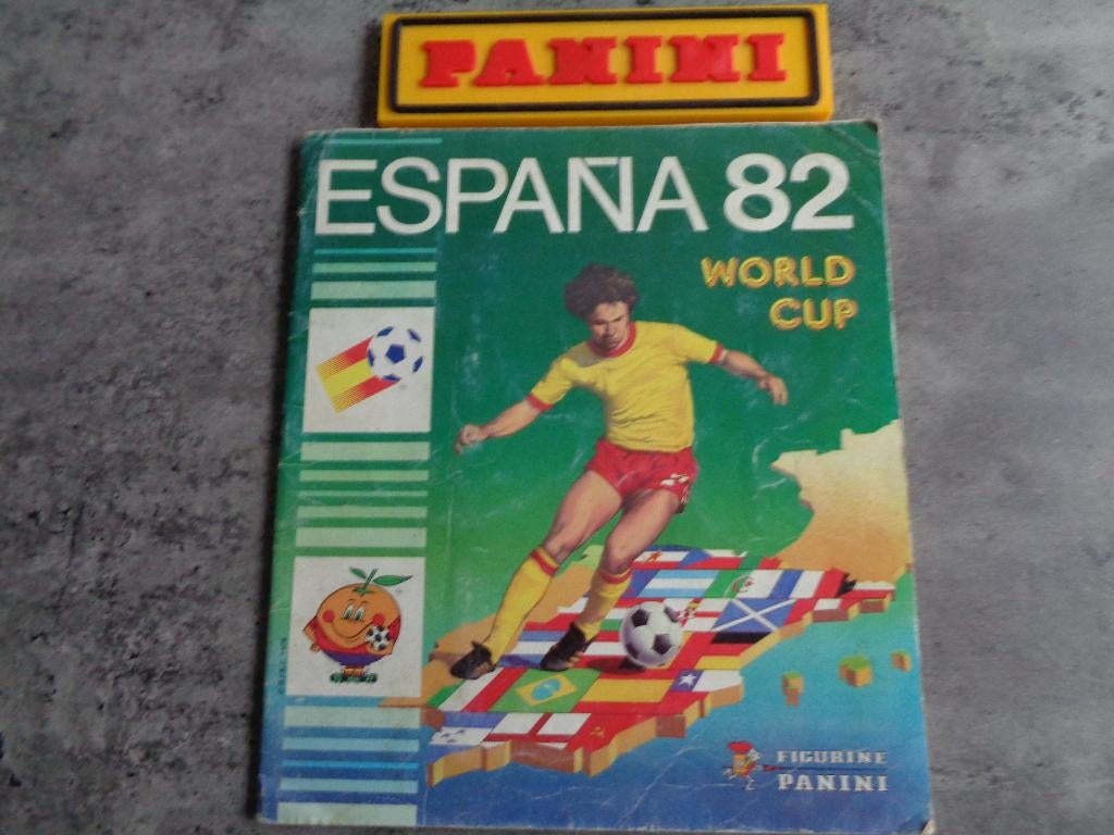 PANINI VOETBAL WORLD CUP ESPANA 82 ANNO 1982, Verzenden, Zo goed als nieuw, Sticker