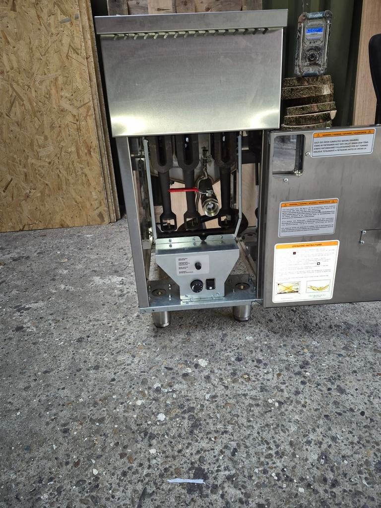 Professionele Gasfriteuse - Unninox - Nieuwstaat, Witgoed en Apparatuur, Frituurpannen, Ophalen of Verzenden