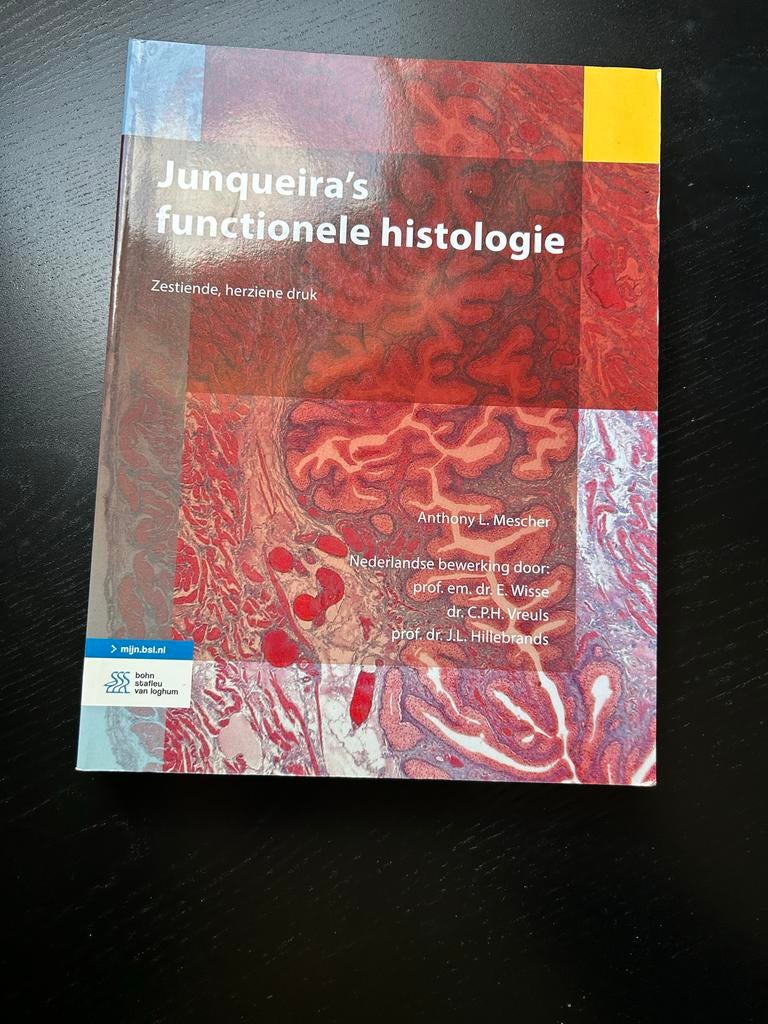 Junqueira's Functionele Histologie - Zestiende herziene druk, Ophalen of Verzenden, Beta, Gelezen, WO