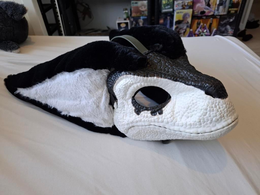 Fursuit velociraptor dinomask, Ophalen of Verzenden