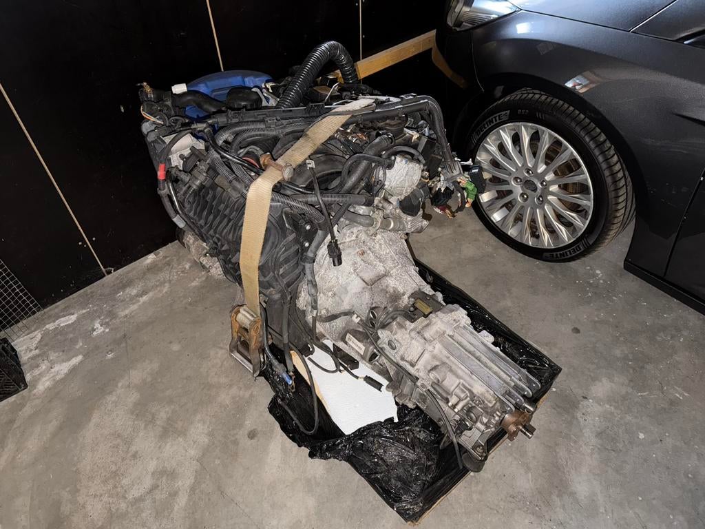 N43b16  motor + bak, Ophalen, Gebruikt, BMW