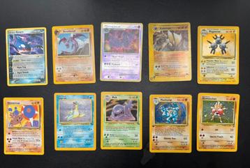 Oude WOTC pokemonkaarten inclusief holo's