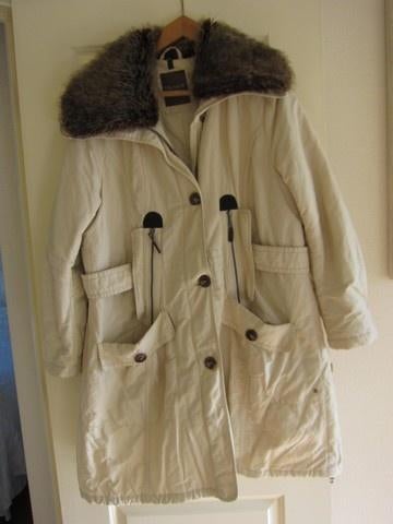 WINTERJAS MET GROTE BONTKRAAG, Kleding | Dames, Jassen | Winter, Reset Women, Wit, Maat 46/48 (XL) of groter, Ophalen of Verzenden