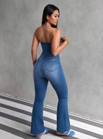Nieuwe Denim Jumpsuit, Kleding | Dames, Jumpsuits, Ophalen of Verzenden, Nieuw, Maat 36 (S), Blauw