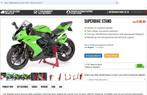 Paddock stand, Motoren, Ophalen