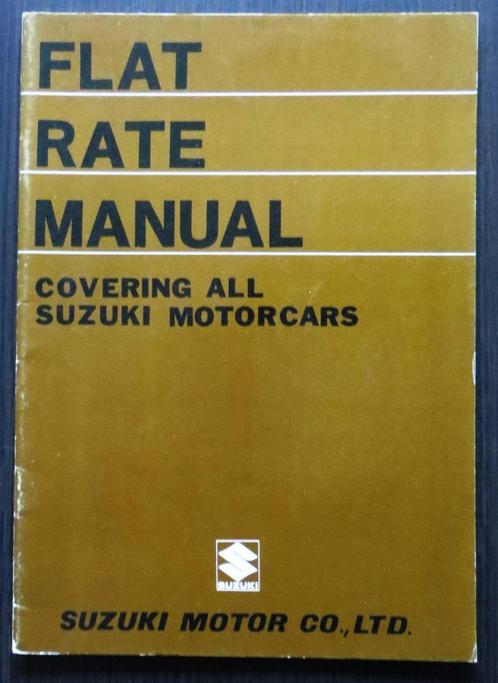 Suzuki auto's Flat Rate Manual - 1969, Boeken, Auto's | Boeken, Gelezen, Overige merken, Verzenden