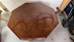 Salontafel notenhout zeskant, Ophalen, Gebruikt, 50 tot 100 cm, 50 tot 75 cm