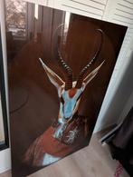 Glas schilderij Melting Pot Amsterdam, Ophalen, Zo goed als nieuw, Schilderij, 100 tot 125 cm