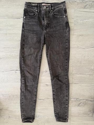 Levi's Mile High Super Skinny- W24/L28 Grijs beschikbaar voor biedingen