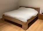 Houten bed 180x200, Huis en Inrichting, Slaapkamer | Bedden, Ophalen, Tweepersoons, Zo goed als nieuw, 180 cm