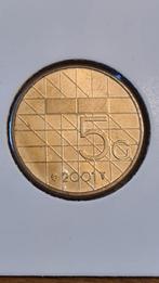 Nederland - 5 Gulden 2001 UNC, Postzegels en Munten, Munten | Nederland, Verzenden, Koningin Beatrix, 1 gulden, Losse munt