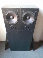 2 Vintage Zware Allure Zuil Luidsprekers model 7 (100 Watt), Gebruikt, 60 tot 120 watt, Front, Rear of Stereo speakers, Ophalen