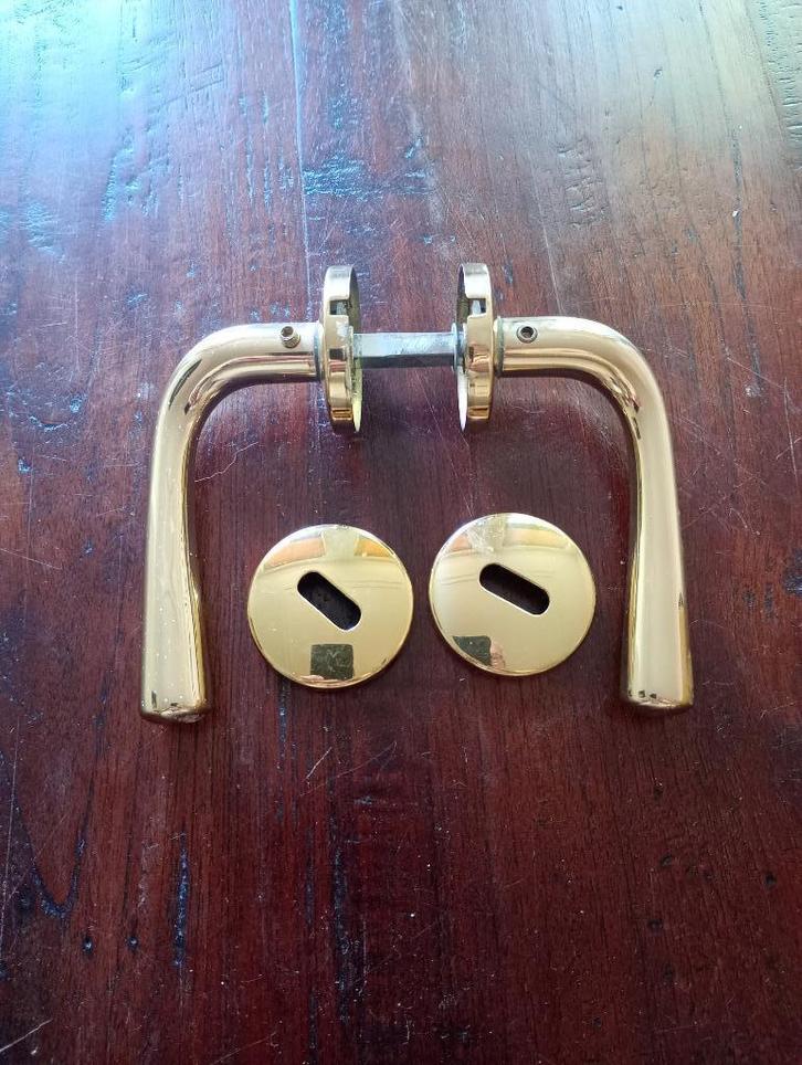 Valli Valli deurgrepen, Doe-het-zelf en Verbouw, Hang- en Sluitwerk, Zo goed als nieuw, Klink of Kruk, Koper of Messing, Ophalen of Verzenden