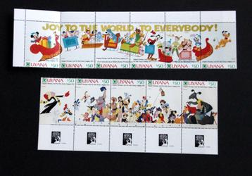 Guyana Kerst kerstmis compleet Walt Disney Mickey Donald MNH