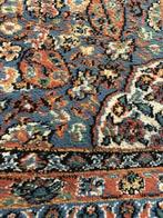 Perzisch tapijt - Oosters vloerkleed klassiek tabriz bloemen, 200 cm of meer, Groen, Ophalen of Verzenden, Zo goed als nieuw