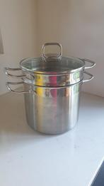 RVS schulte-ufer pasta pan 22 cm diameter, Gebruikt, Keramische plaat, Overige typen, Ophalen of Verzenden