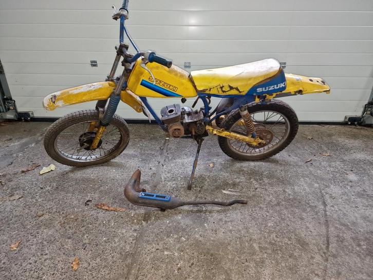 Suzuki TS50X originele Nederlander. Opknap / Onderdelen, Fietsen en Brommers, Brommers | Crossbrommers, Gebruikt, Suzuki, Ophalen