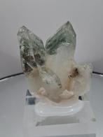 Kwarts met Chloriet uit India, Verzamelen, Mineralen en Fossielen, Ophalen of Verzenden, Mineraal