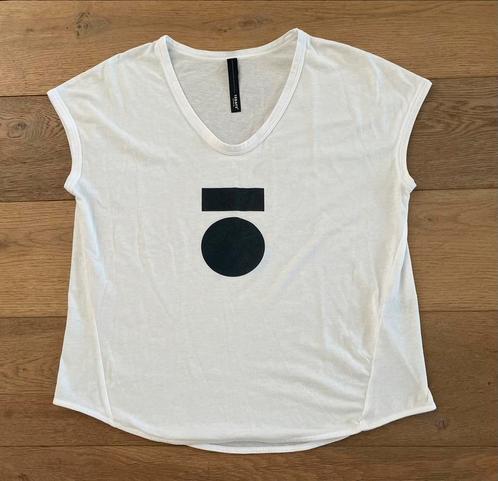 10 Days shirt mt 40, Kleding | Dames, T-shirts, Zo goed als nieuw, Maat 38/40 (M), Wit, Korte mouw, Ophalen of Verzenden