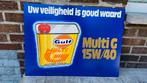Oud Gulf reclamebord, Ophalen, Gebruikt, Reclamebord