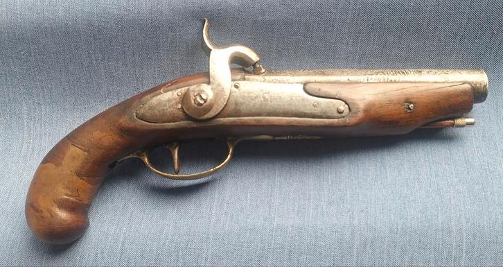 Antiek origineel Frans pistool., Antiek en Kunst, Antiek | Overige Antiek, Ophalen of Verzenden