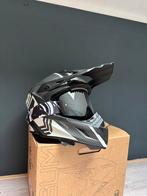 Cross helm Raven carbon gray, Motoren, Kleding | Motorhelmen, Ophalen, Tweedehands, Offroadhelm, Overige merken