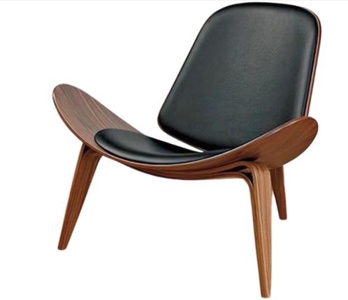 2x Shell Chair, Huis en Inrichting, Stoelen, Gebruikt, Twee, Hout, Overige materialen, Overige kleuren, Ophalen