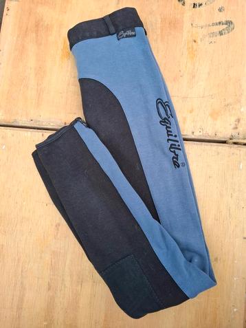 Paardrijbroek Equilibre zwart/blauw maat 164 /176 beschikbaar voor biedingen