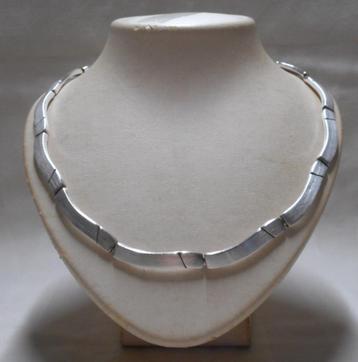Zilveren massief vintage collier nr.483 beschikbaar voor biedingen