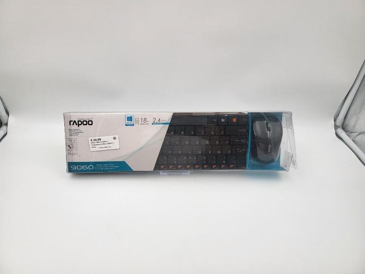 Rapoo 9060 Draadloos Toetsenbord en Muis QWERTY | Nieuw, Computers en Software, Toetsenborden, Zo goed als nieuw, Qwerty, Draadloos