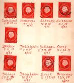 Stempels op nr 654 Statuut wo Akkrum (Fr.)  Jubbega (D), Verzenden, T/m 1940, Gestempeld