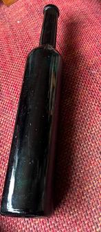 Bodemvondst…D. Groene Fles van glas, Antiek en Kunst, Antiek | Glas en Kristal, Ophalen of Verzenden