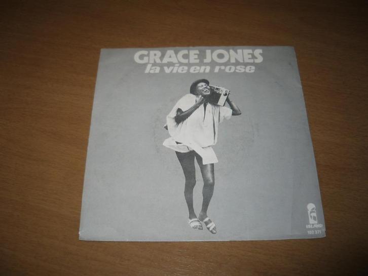 Grace Jones – La Vie En Rose, Cd's en Dvd's, Vinyl Singles, Zo goed als nieuw, Single, Pop, 7 inch, Ophalen of Verzenden