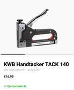 Handtacker nietmachine, Hobby en Vrije tijd, Knutselen, Ophalen of Verzenden, Zo goed als nieuw
