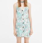 Flower pattern dress with knot (Pull & Bear), Nieuw, Ophalen of Verzenden, Pull & Bear, Maat 34 (XS) of kleiner