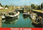 Lemmer- -Sluis., Verzamelen, Ansichtkaarten | Nederland, Verzenden, 1980 tot heden, Gelopen, Friesland