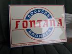 Blikken reclame bord - Fontana 1955, Verzamelen, Ophalen of Verzenden, Zo goed als nieuw, Reclamebord