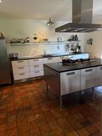 Bulthaup designkeuken met kookeiland - Belgisch hardsteen, Huis en Inrichting, Ophalen, Gebruikt, Wit, Graniet of Steen
