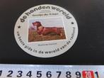 sticker Asten de hondenwereld Ruwharige Dashond, Ophalen, Zo goed als nieuw, Sticker