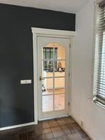 2 Mooie binnendeuren met glas, Doe-het-zelf en Verbouw, Deuren en Horren, Ophalen, Gebruikt, 80 tot 100 cm, Binnendeur