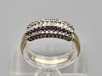 Gouden Vintage ring met diamanten Ca: 0.40 ct. 2025/337., Ophalen of Verzenden, Goud, Ring, Met edelsteen