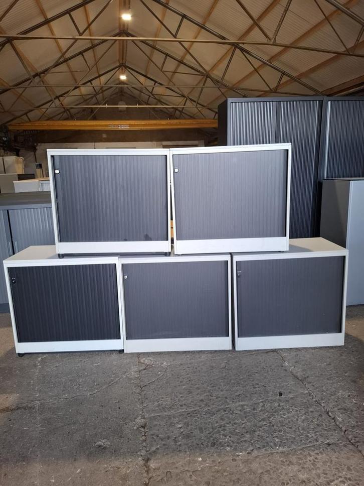 Stevige metalen Ahrend roldeurkasten 75 hoog, 80 breed, Huis en Inrichting, Kasten | Roldeurkasten en Archiefkasten, Gebruikt