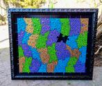 Groot orgineel schilderij - puzzel/ dots techniek, Ophalen