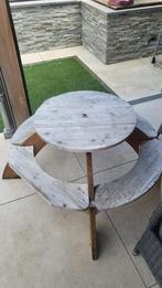 Picknicktafel voor kinderen, Tuin en Terras, Picknicktafels, Rechthoekig, Ophalen of Verzenden, Zo goed als nieuw