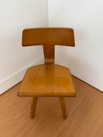 Vintage houten school stoeltje - zithoogte 31 cm, Ophalen of Verzenden, Zo goed als nieuw, Stoel(en)
